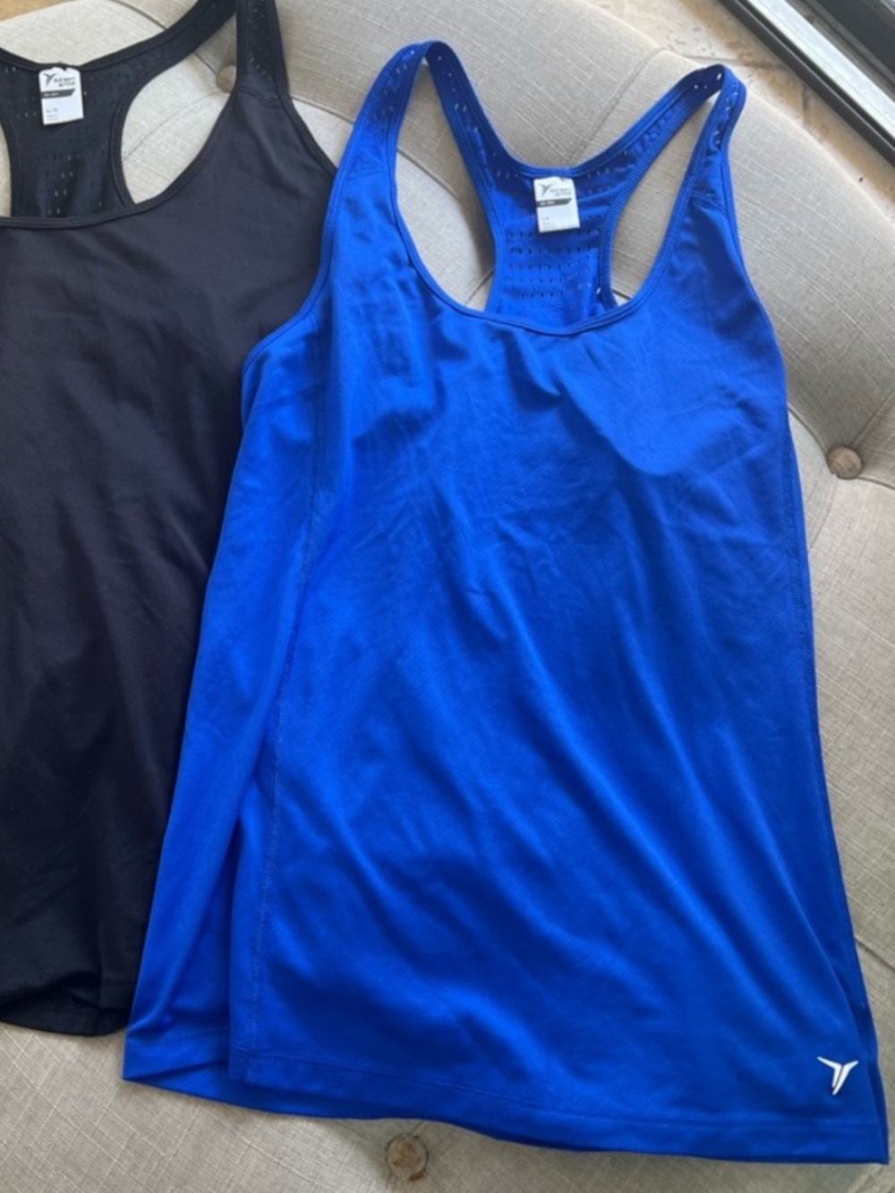 Old Navy Activ Blue Racerback Tank Top